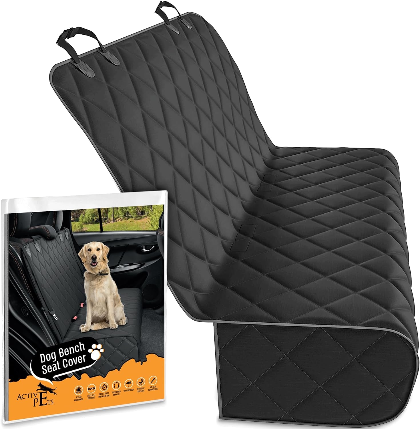 Fabric Car Bench Dog Seat Cover for Back Seat Waterproof Vehicle Seat Car Seat Covers